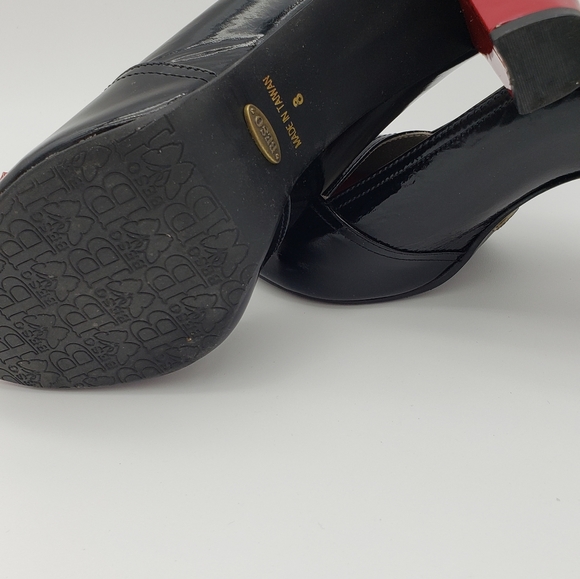 Beso sz 8 red and black heels - Picture 10 of 12